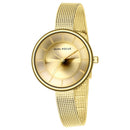 MINI FOCUS MF0331L Simple Cat Eyes Dial Full Steel Women Quartz Watch