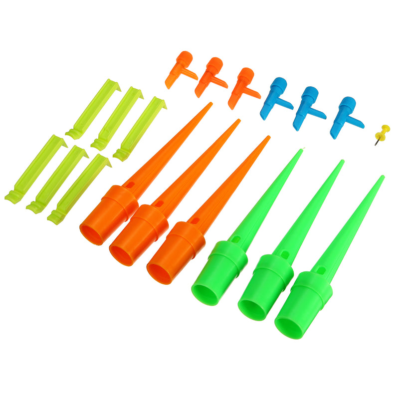 6Pcs Automatic Watering Irrigation Spikes Garden Plant Flower Bottle Sprinkler Drip Irrigation System