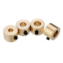6/8/9/10mm Brass Depth Stop Collar Twist Drill Bit Shaft Ring Woodworking Positioner Spacing Ring Locator
