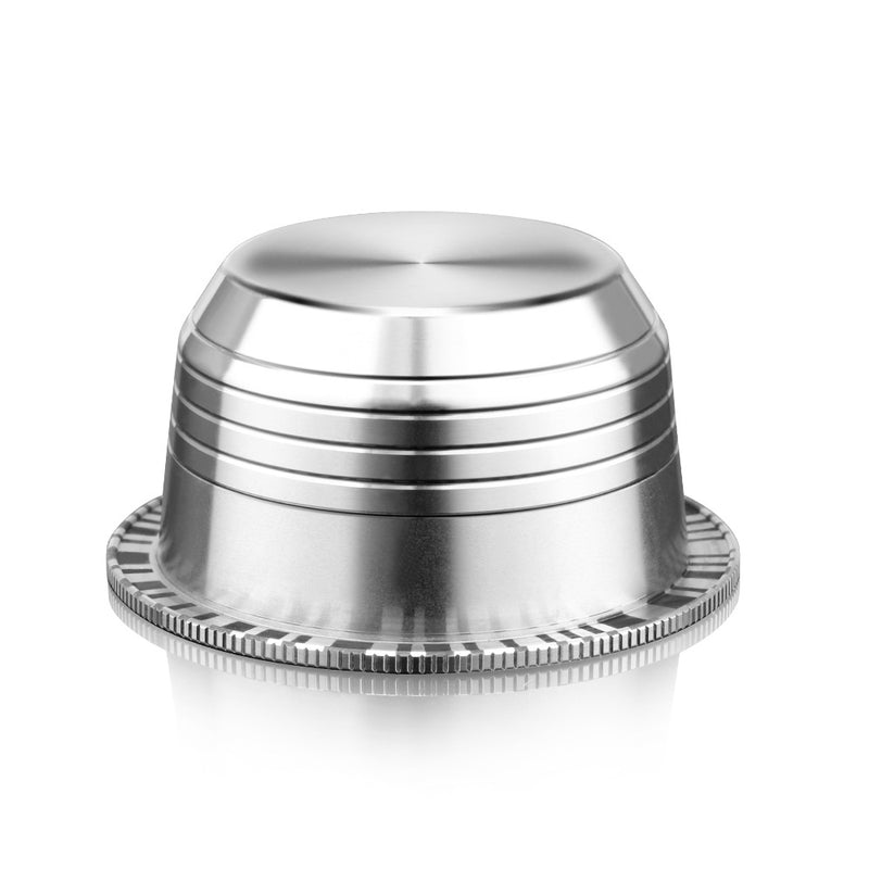 Stainless Steel Refillable Coffee Capsule Cup Reusable Coffee Pods w/ Pods Holder Spoon Brush for Vertuolline GCA1/Delonghi ENV135 Coffee Machine
