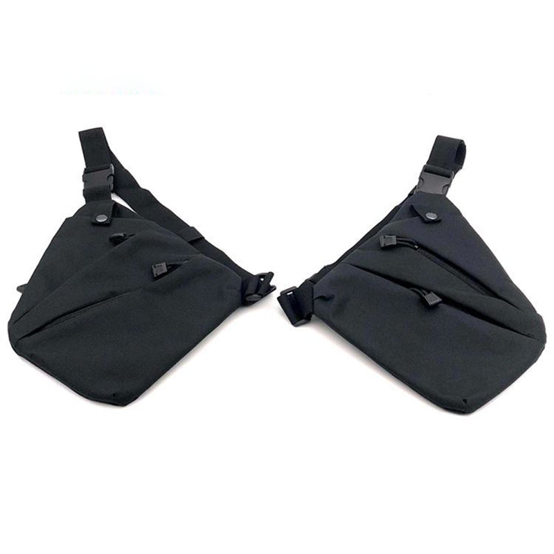 Men Women Canvas Crossbody Shoulder Chest Backpack Anti Theft Gun Holster Tactical Sling Bags