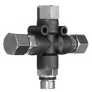3 Way 1/8 Inch Airbrush Air Hose Manifold Adaptor Splitter Tattoo Spray Connector