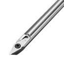 Drillpro Wood Turning Tool with Wood Carbide Insert Cutter Round Shank Woodworking Tool/Aluminum Alloy Handle