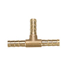 Pagoda Adapter Brass Barbed T 3 Ways Pipe Fitting 6/8/10/12mm Pneumatic Component Hose Quick Coupler