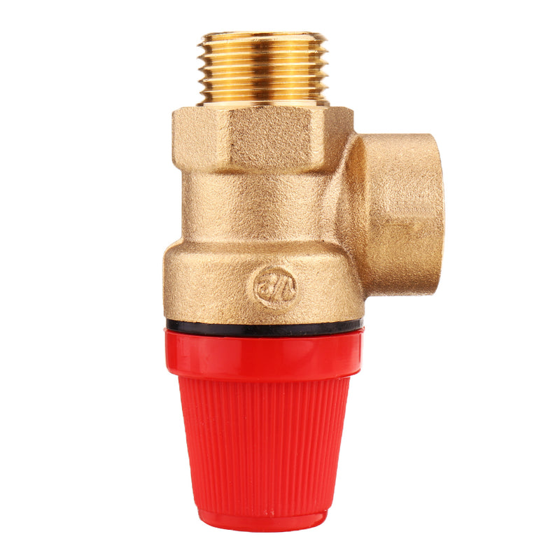TMOK DN15 1/2'' 3Bar/6Bar Female Male Brass Pressure Relief  Valve Pressure Control Safety Valve Switch Pressure Regulator for Wall-Hanging Water Heater