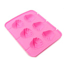 6 Rose Shapes Silicone Lollipop Baking Mold Tray 1pcs Pop Cake Stick Mould For Party Cupcake Baking