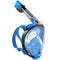 Diving Mask Snorkel Mask Full Face Mask Detachable Camera Mount Adjustable Headband Anti-fog Leakage Safety Snorkeling Diving Equipment with Mobile Waterproof Bag