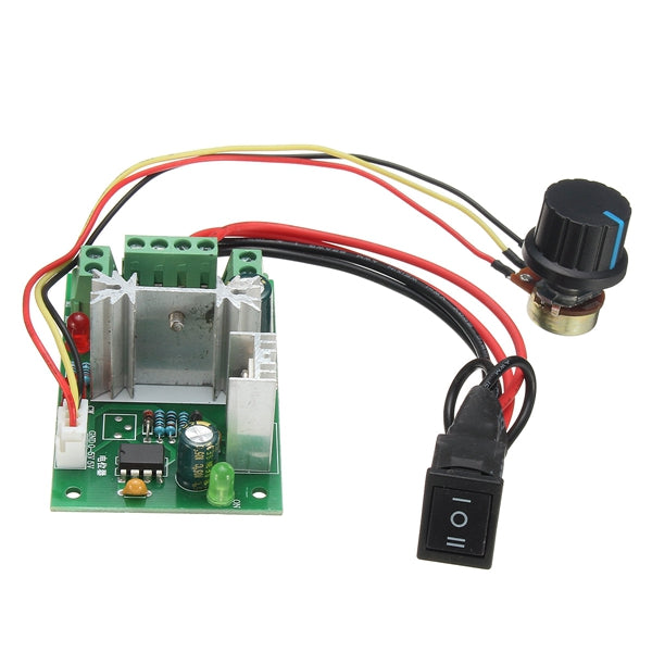 DC 6-30V 200W 16KHz PWM Motor Speed Controller Regulator Reversible Control Forward / Reverse Switch