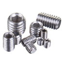 Suleve MXSH1 200Pcs Stainless Steel Set Grub Screw Allen Hex Socket Cup Point Assortment M3/M4/M5