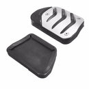 Car Gas Brake Footrest Foot Pedals Plate Pad Kit For BMW 5 6 7 Series AT LHD F10 F11 F12