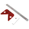 45 Degree Angle Scribe Round Center Line Scribe Carpenter Wood Ruler Layout Gauge Round Center Determination Woodworking Scribing Tool Angle Ruler