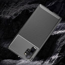 Bakeey Protective Case For Samsung Galaxy Note 10 Plus/Note 10+/Note 10+ 5G Slim Carbon Fiber Fingerprint Resistant Soft TPU Back Cover