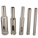 5pcs Diamond Hole Saw Drill Bit Set 5/6/8/10/12mm Tile Ceramic Glass Porcelain Marble Hole Saw