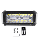 6.5Inch 112W LED Work Light Bar Side Shooter Flood Spot Combo Beam for Jeep Offroad ATV SUVt