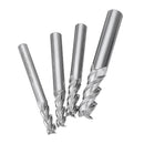Drillpro 5/6/8mm 3 Flutes End Mill Cutter Tungsten Carbide Milling Tool for Aluminum