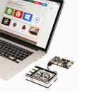 3-in-1 9 Layers Acrylic Case + Dual Fan + Copper Heatsink Kit For Raspberry Pi 3 Model B