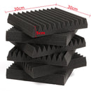6Pcs 30x30x5cm Acoustic Wedge Soundproofing Sound-Absorbing Noise Foam Tiles