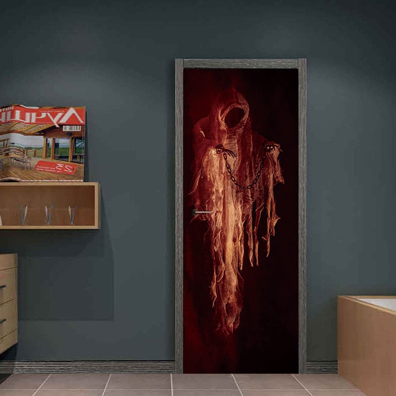 Miico MT008 3D Door Sticker Halloween Sticker Removable Wall Stickers Halloween Patry Decoration
