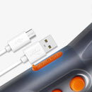 Warsun FF911 6 In 1 40 Lumens USB Rechargeable Flashlight 2 18650 Flashlight Emergency Harmer Cutter Work Lamp Camping Hunting Portable Emergency Lantern