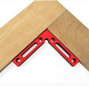 Upgrade Aluminium Alloy 90 Degree 120x120mm Precision Clamping Square Woodworking Machinist Square Positioning Right Angle Clamping Measure