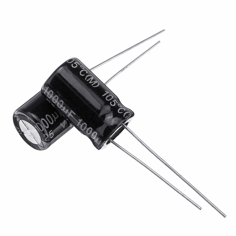 60Pcs High Frequency Low Impedance 25V 1000uF 10*13MM Aluminum Electrolytic Capacitor 1000uf 25v 25V1000uf