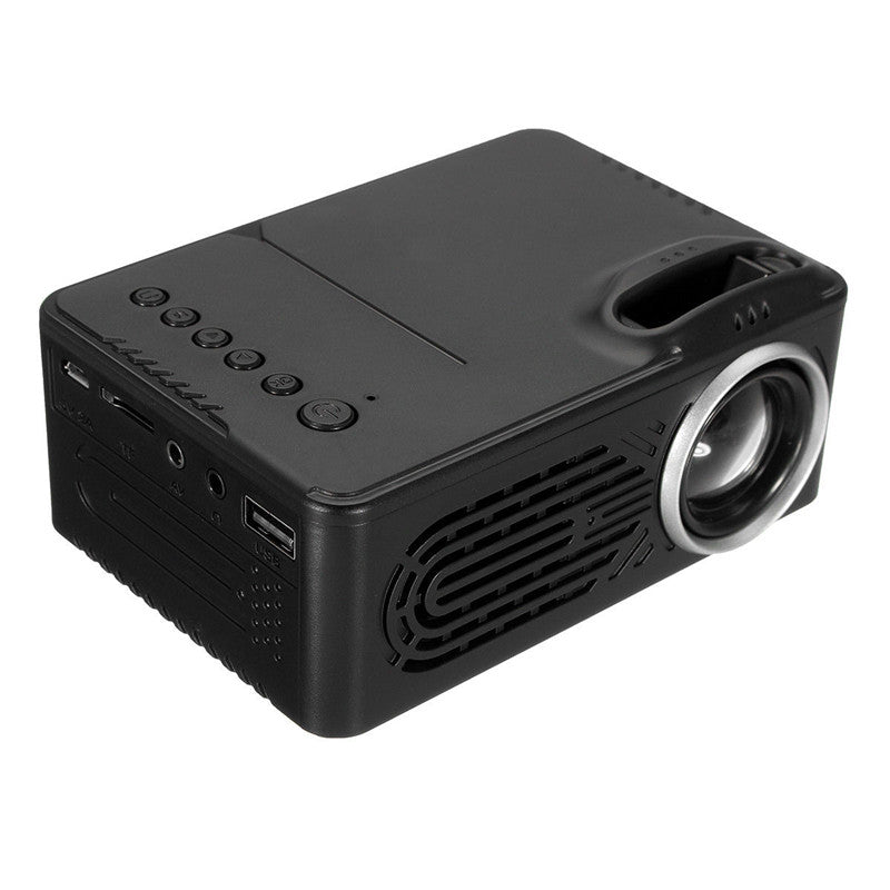 600 Lumens 1080P HD LED Portable Projector 320 x 240 Resolution Multimedia Home Cinema Video Theater