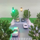 Mini Micro Traffic Signal Turn Lights Model HO OO Scale Railway Crossing Train Street Light Model