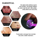 DARSONVAL Portable High Frequency Violet Purple Light Acne Spot Remover Face Electric Massager Massageador Facial Skin Care Device SPA