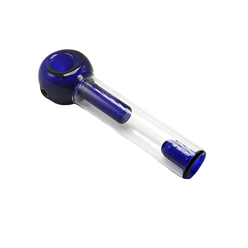 6 Inch Mini Glass Pocket Pipe Bubbler Hand Straw Bottle Glassware