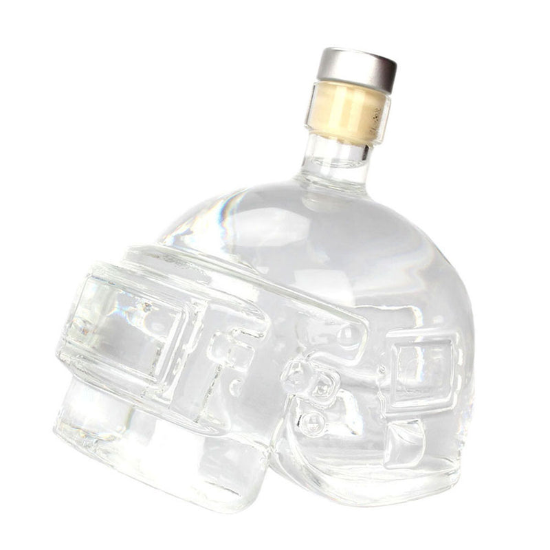 PUBG Playerunknown's Battlegrounds 3 Levels Helmet Wine Flagon High Quality Glass Wine Pot Wine Jug