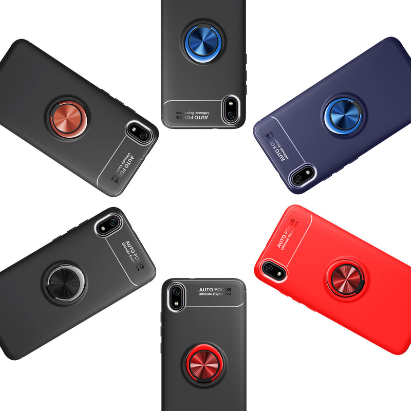 Bakeey Xiaomi Redmi 7A 360 Rotating Magnetic Ring Holder Soft TPU Shockproof Protective Case