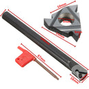 SNL0016Q16 CNC Arbor Turning Tool Holder with 4pcs AG60 ER Blade Carbide Inserts