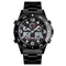 SKMEI 1538 Business Style Dual Display Watch Alarm Multifunction Metal Case Men Digital Watch