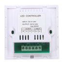 DC12-24V Black/White Glass Touch Panel Controller Dimmer Wall Switch Ring Full-Color Controller
