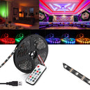 0.5M/1M/2M/3M/4M/5M DC5V USB RGB 5050 WS2812 Waterproof LED TV Back Strip Light+Remote Control Kit