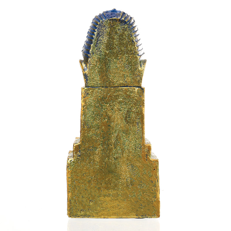 Seraphic Egyptian Pharaoh King Golden Backflow Incense Burner Holder