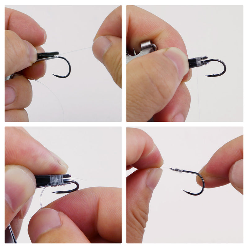 YEUX Multifunctional Fly Fishing Knot Tying Tool Portable Quick Thimble Lines Scissors Clipper Hook Sharpener Stretching Tail Buckle EDC