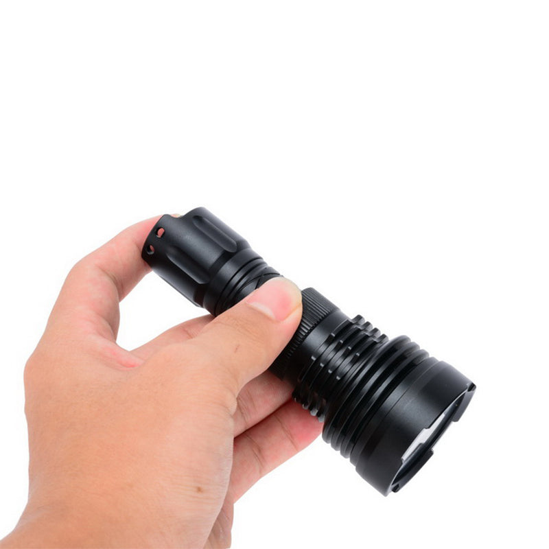 HaikeLite HT08 XPL HD 5000K 850Lumens Mode Set Zoomable Tactical LED Flashlight