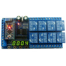 DC 12V 8 Channel Pro mini PLC Board Relay Shield Module Multifunction Delay Timer Switch Board Geekcreit for Arduino - products that work with official Arduino boards