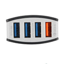 4 port QC 3.0+3.5A Quick Charge Car Charger for IOS and Android