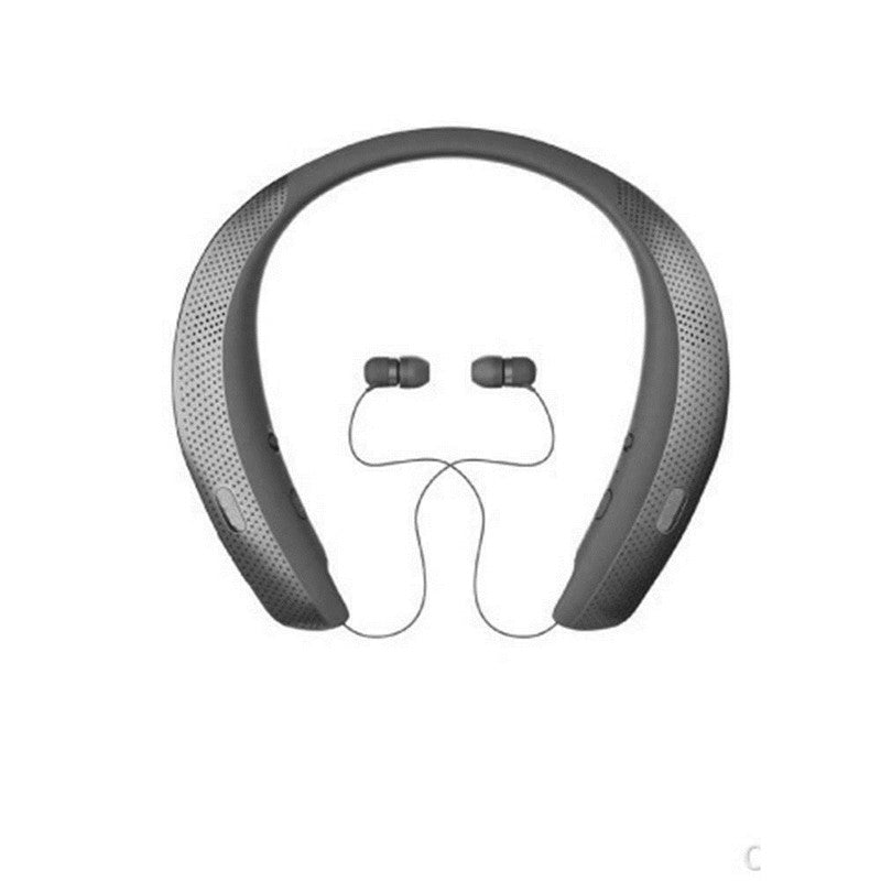 Portable Neckband Hanging bluetooth Running Speaker Hifi Bass Wearable Headset