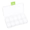 10 Grid Adjustable Electronic Components Project Storage Assortment Box Bead Organizer Jewelry Box Plastic Storage Case