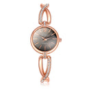 LVPAI P119 Crystal Casual Style Women Bracelet Watch Dress Ladies Quartz Watch