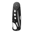 Pocket Foldable Beard Styling Comb Male Shaving Comb Portable Stainless Steel Mustache Brush