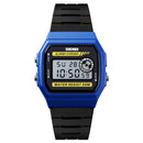 SKMEI 1413 LED Digital Watch Waterproof Chronograph Square Dial Student Watches