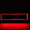 3D Car LED Interior Anti-Glare Rearview Mirror HD Wide Angle Plane Reflector Mirror Adjustable