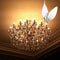 6PCS EXUP AC220V 5W E14 C37 LED Candle Light Bulb for Indoor Living Room Home Decoration