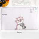 Deli 18352 Desktop 24V DC Safety Heating Pad Mouse Pad Warm Table Mat Heating Electric Plate Writing Mat for Office Home