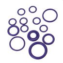 270pcs 18 Sizes Rubber Ring Hydraulic Nitrile Seals Purple Rubber O Ring Assortment Kit