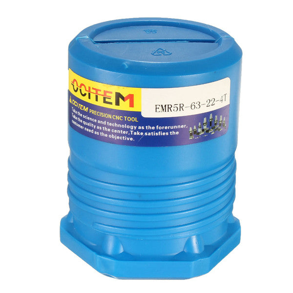 4 Flutes EMR 5R-63-22-4F Face End Mill CNC Milling Cutter For RPMT1003 Insert